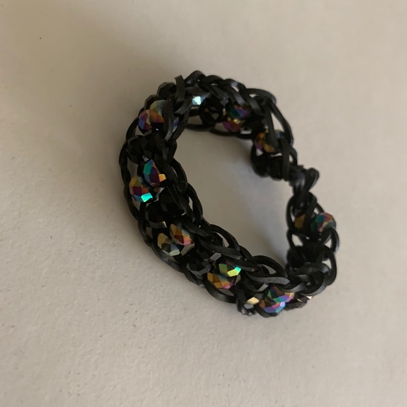 Bracelet w/glass beads - Picture 3 of 3